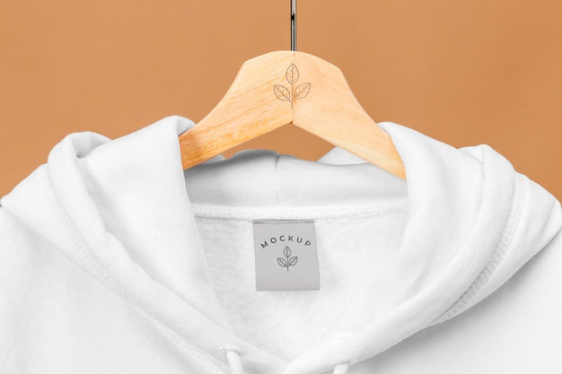 Free Mockup Hoodie Close Up Psd