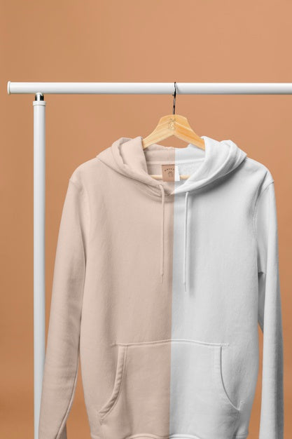 Free Mockup Hoodie Close Up Psd