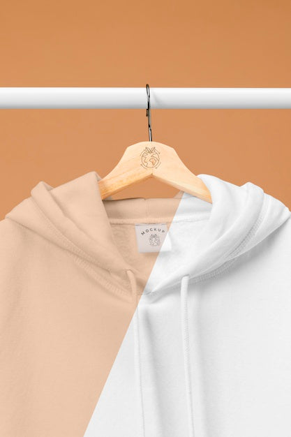 Free Mockup Hoodie Close Up Psd