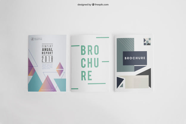 Free Mockup Of Three Flyer Psd