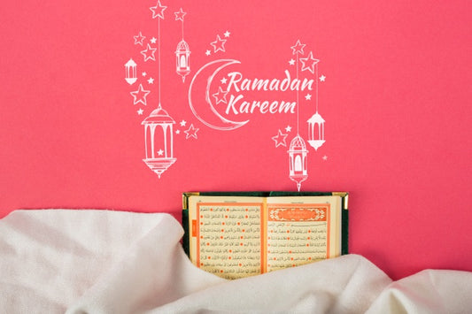 Free Mockup With Ramadan Concept Psd