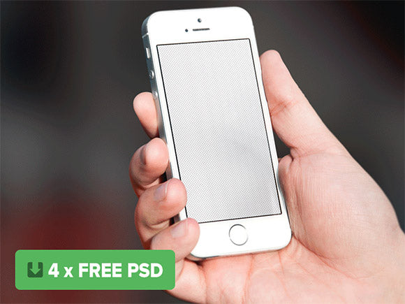 Free Mockuuups – Iphone 5S Mockups