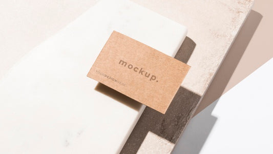 Free Modern Arrangement Of Mock-Up Business Card Psd