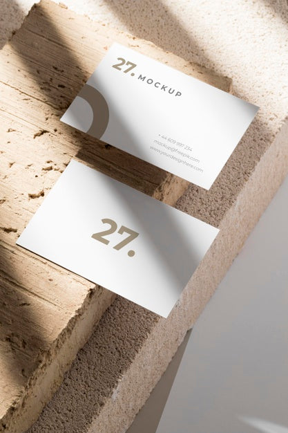 Free Modern Assortment Of Mock-Up Business Card Psd