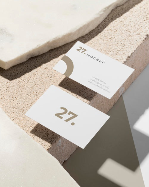 Free Modern Assortment Of Mock-Up Business Card Psd