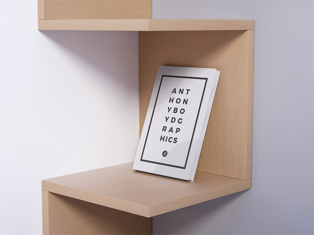 Free Modern Book Mockup