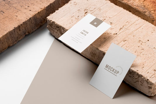 Free Modern Composition Of Mock-Up Business Card Psd