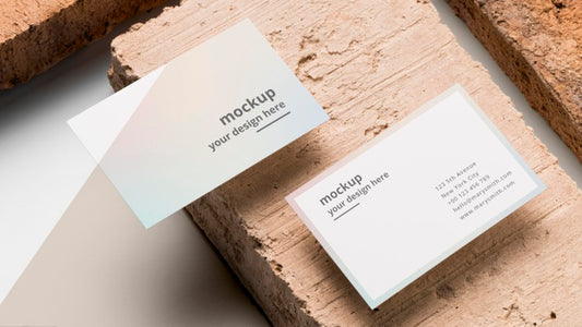 Free Modern Composition Of Mock-Up Business Card Psd