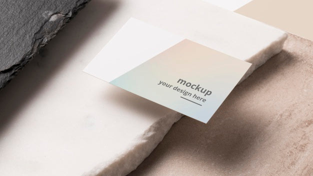 Free Modern Composition Of Mock-Up Business Card Psd