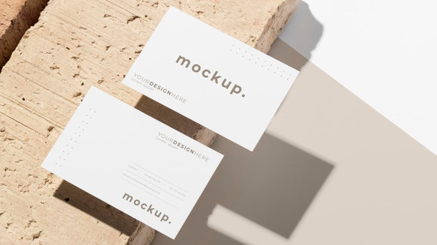 Free Modern Composition Of Mock-Up Business Card Psd