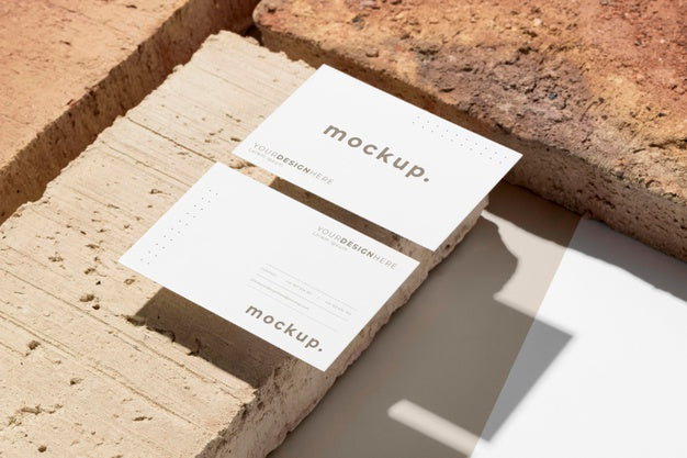 Free Modern Composition Of Mock-Up Business Card Psd