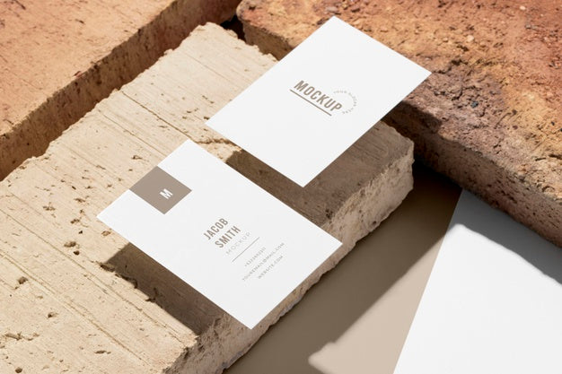 Free Modern Composition Of Mock-Up Business Card Psd