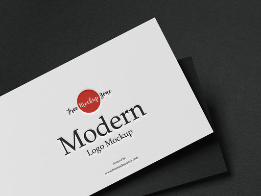 Free Modern Logo Mockup 2019