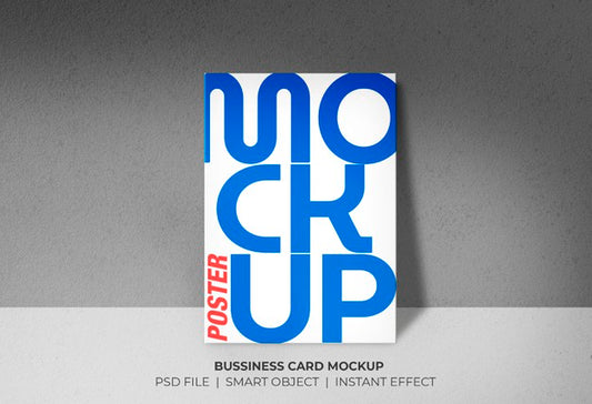 Free Modern Mockup For Poster Psd