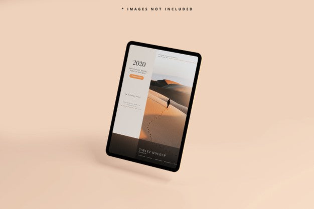 Free Modern Tablet Screen Mockup Psd