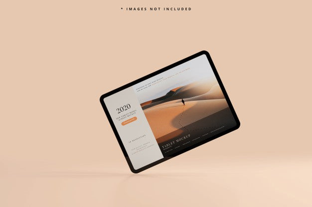 Free Modern Tablet Screen Mockup Psd