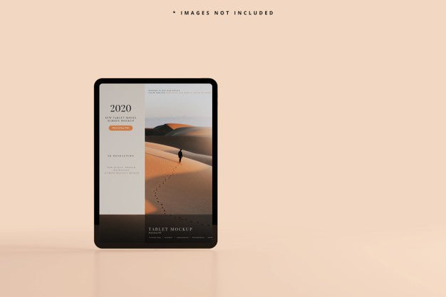 Free Modern Tablet Screen Mockup Psd