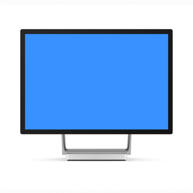 Free Monitor Mock Up Template Psd
