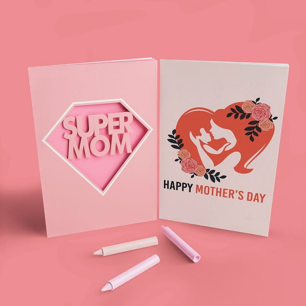 Free Mother'S Day Celebration Card With Mock-Up Psd