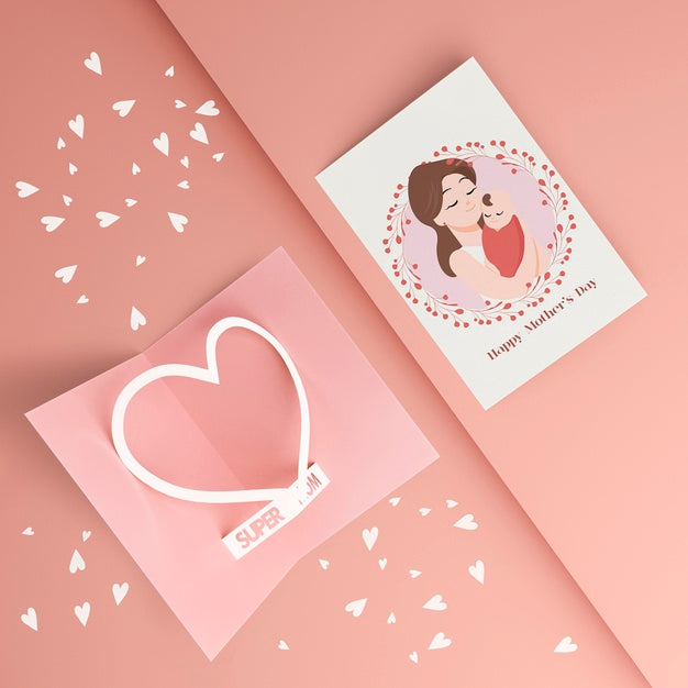 Free Mother'S Day Celebration Card With Mock-Up Psd