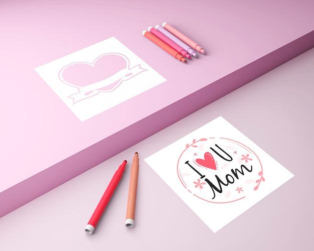 Free Mother'S Day Celebration Card With Mock-Up Psd