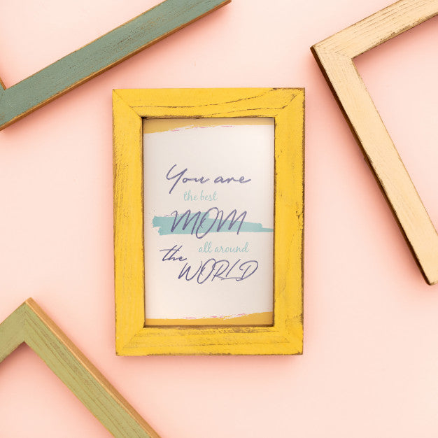 Free Mother'S Day Mockup Frame Psd