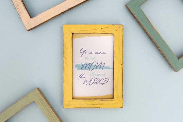 Free Mother'S Day Mockup Frame Psd