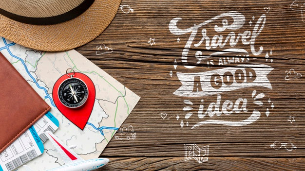 Free Motivational Quote For Traveling Psd