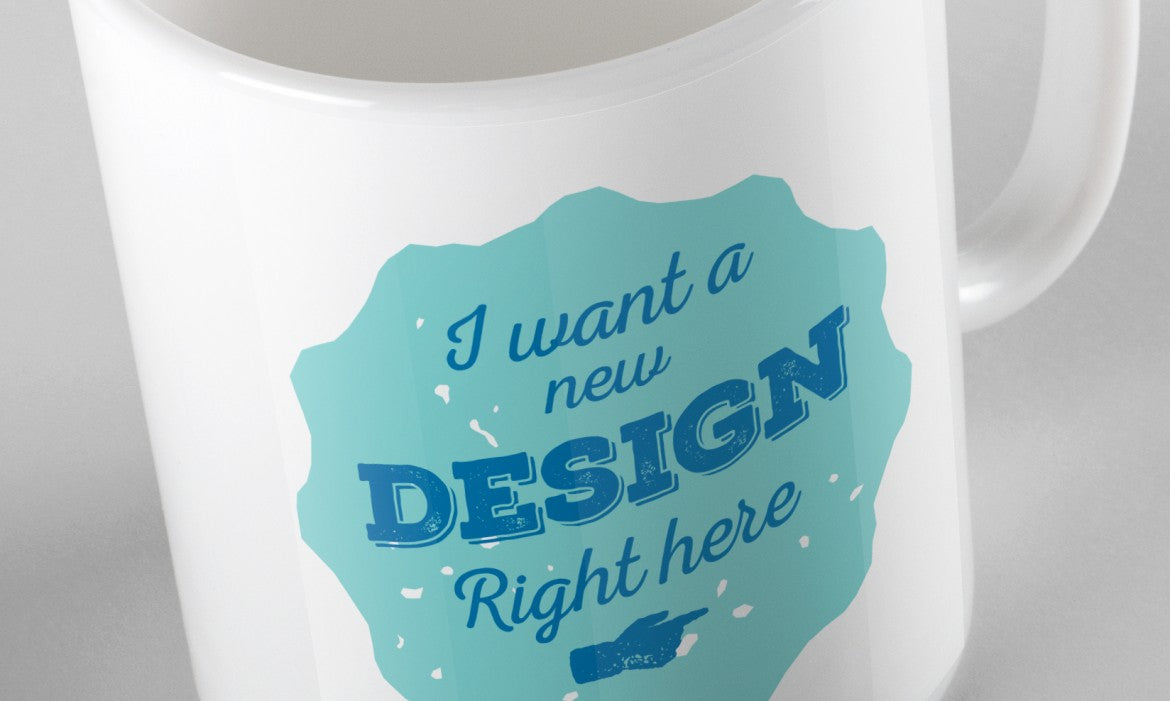 Free Clean and White Coffee or Tea Mug Mockup