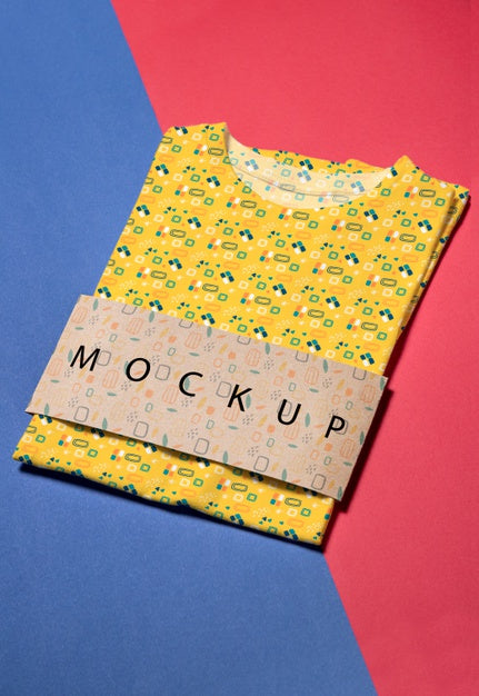 Free Multicolored Shirt Concept Mock-Up Psd