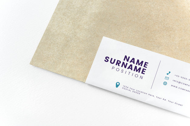 Free Natural Brown Paper Envelope Mockup Psd