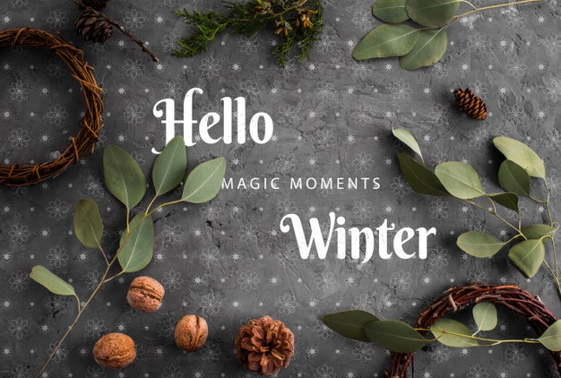 Free Natural Decoration With Copy Space Psd