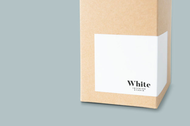 Free Natural Paper Box Packaging Mockup Psd