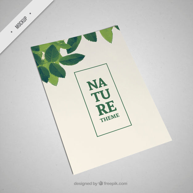 Free Nature Flyer Mockup Psd