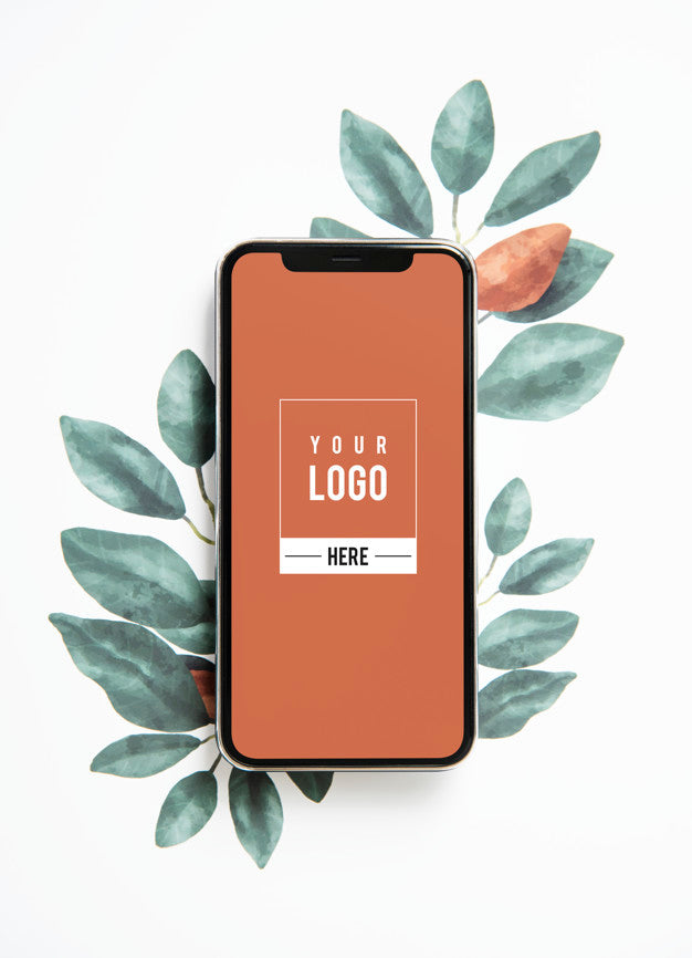 Free Nature Mobile Phone Screen Mockup Psd