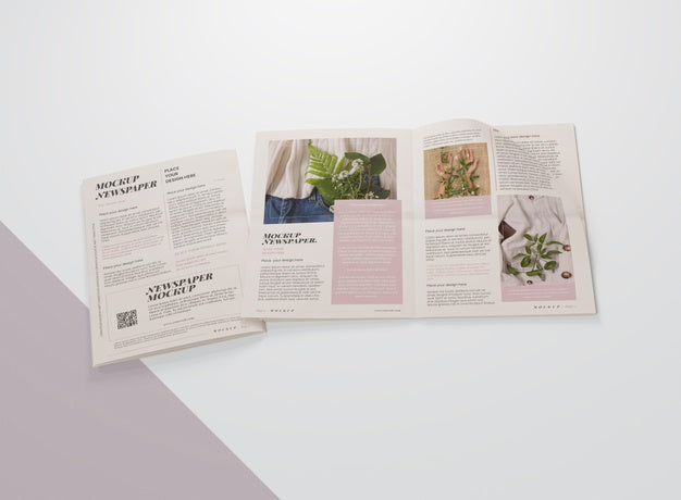 Free Newspaper Mock-Up Psd