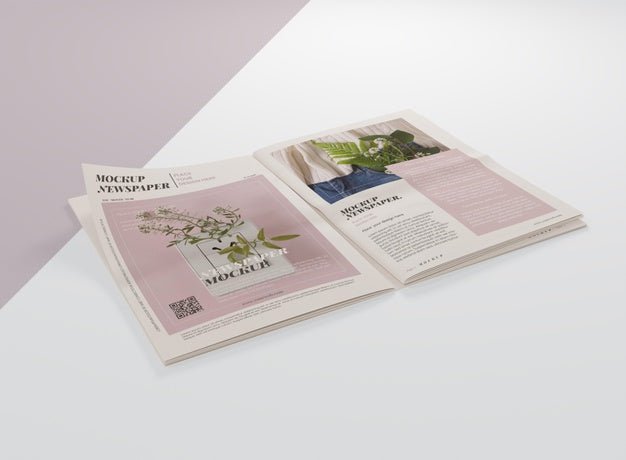 Free Newspaper Mock-Up Psd