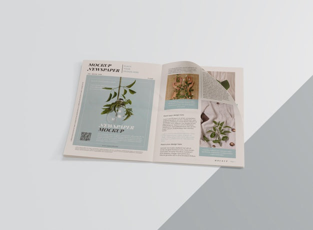 Free Newspaper Mock-Up Psd