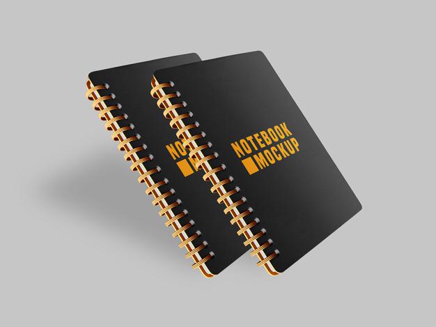 Free Notebooks Mockup Psd