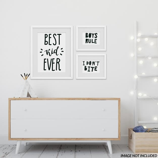 Free Nursery Frames Set Psd