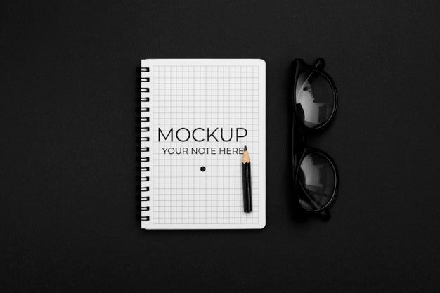 Free Office Desk Concept With Mock-Up Psd