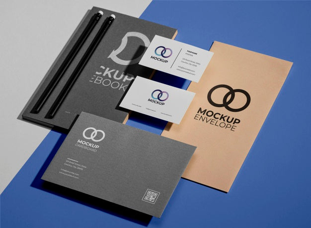 Free Office Stationery Mock-Up Psd