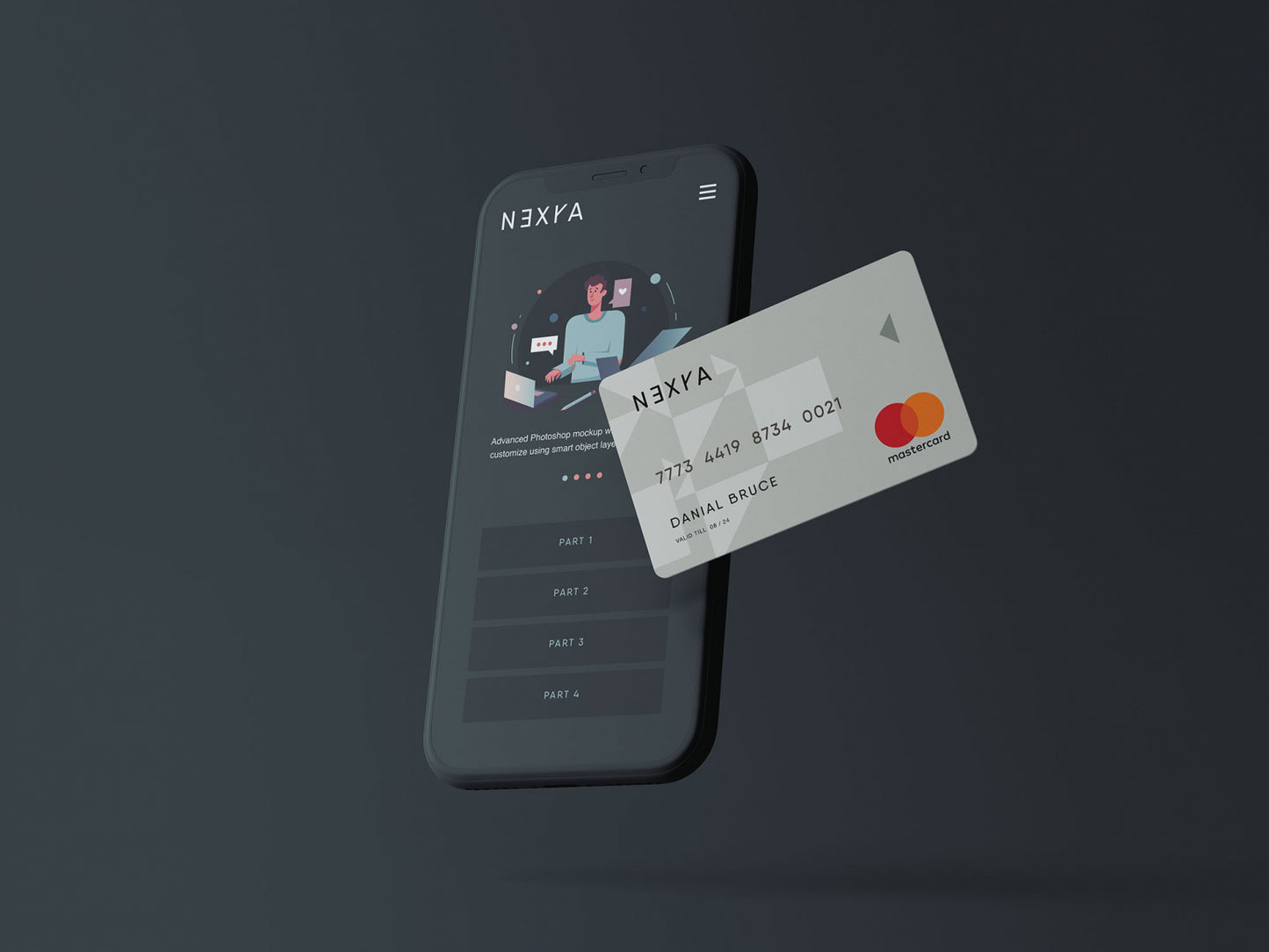 Free Online Payment Mockup