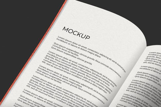 Free Open Book Mockup Psd