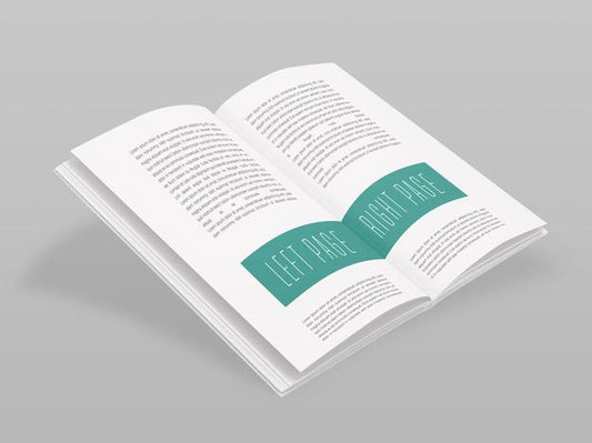 Free Open Book Mockup Psd