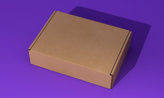 Free Packaging Box Concept Mock-Up Psd