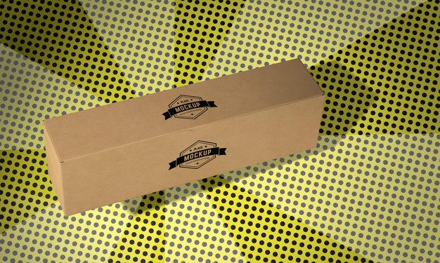 Free Packaging Box Concept Mock-Up Psd