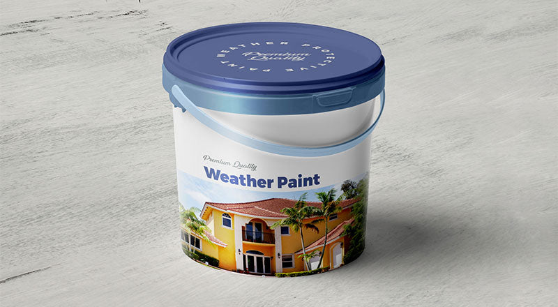 Free Paint Bucket Mockup Psd