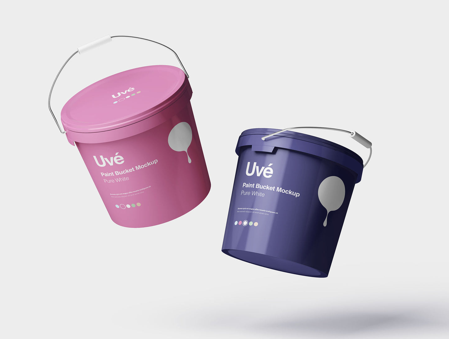 Free Paint Bucket Mockup