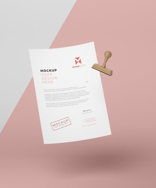 Free Paper And Seal Mock-Up Assortment Psd